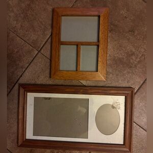 Wooden frames (2) multiple pictures photos